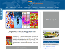 Tablet Screenshot of geophysics.eu